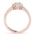 Oval Halo Pavé Engagement Ring