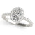 Oval Halo Pavé Engagement Ring