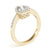 Pear Halo Pavé Engagement Ring