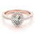 Pear Halo Pavé Engagement Ring