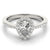 Pear Halo Pavé Engagement Ring