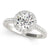 Round Halo Pavé Engagement Ring