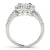 Cushion Halo Pavé Engagement Ring