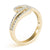 Double Loop Pavé Diamond Ring