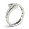 Double Loop Pavé Diamond Ring DiamondStatus