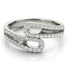 Double Loop Pavé Diamond Ring DiamondStatus