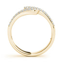 Double Loop Pavé Diamond Ring