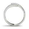 Double Loop Pavé Diamond Ring DiamondStatus