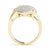 Multi-Row Heart Cluster Diamond Ring