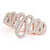 Squiggle Pavé Novelty Diamond Ring