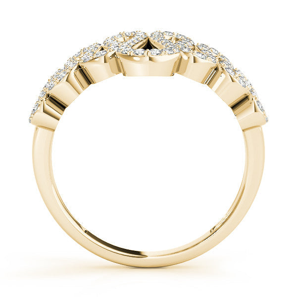 Squiggle Pavé Novelty Diamond Ring