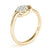 Cluster Love Knot Diamond Ring