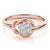 Cluster Love Knot Diamond Ring