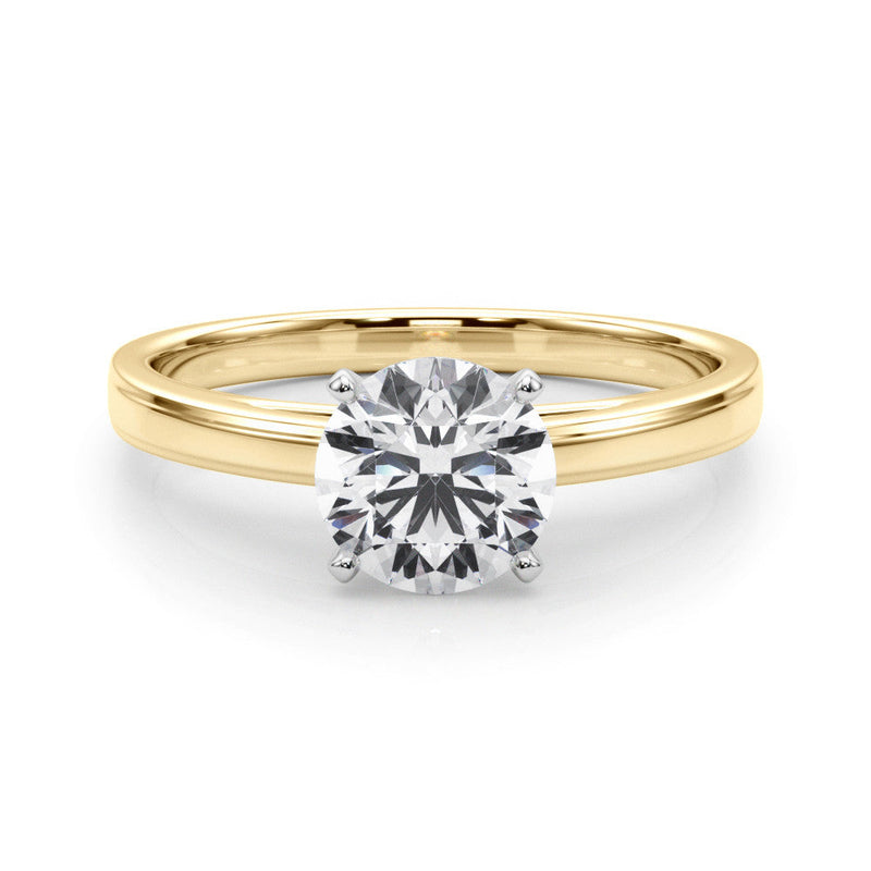 Round Solitaire Engagement Ring