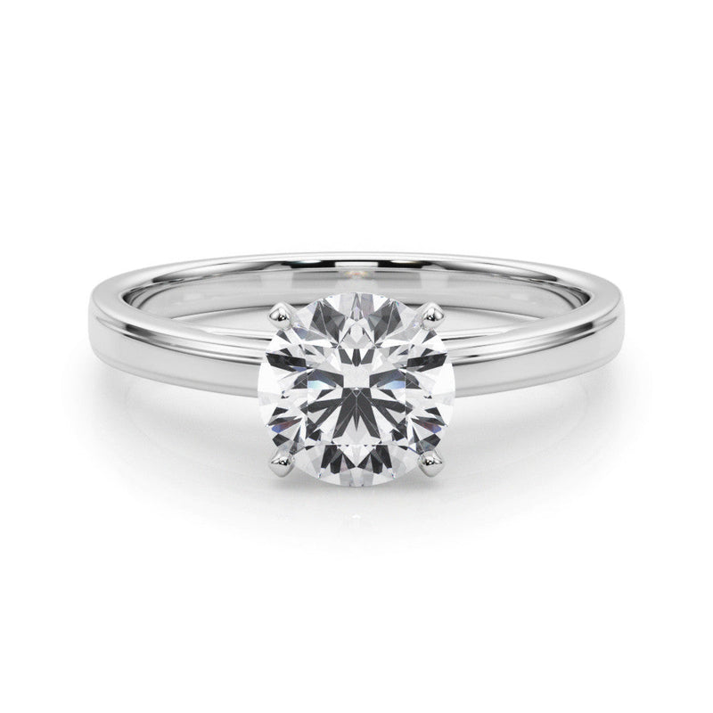 Round Solitaire Engagement Ring