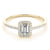 Emerald Halo Pavé Engagement Ring