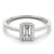 Emerald Halo Pavé Engagement Ring
