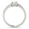 Emerald Halo Pavé Engagement Ring DiamondStatus