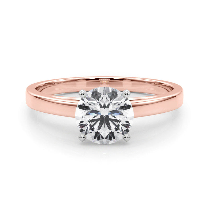 Round Solitaire Engagement Ring