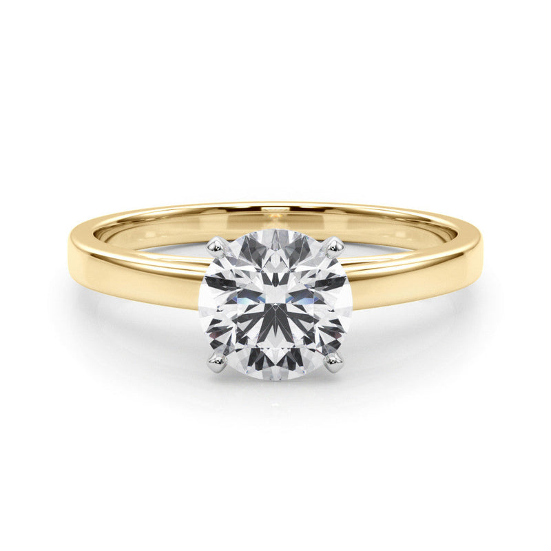 Round Solitaire Engagement Ring