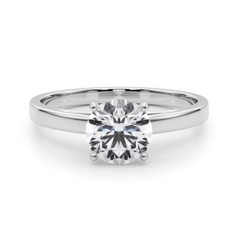Round Solitaire Engagement Ring