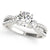 Round Trilogy Multi-Row Pavé Engagement Ring