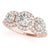 Round Trilogy Halo Pavé Engagement Ring