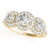 Round Trilogy Halo Pavé Engagement Ring