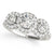 Round Trilogy Halo Pavé Engagement Ring