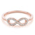 Pavé Infinity Diamond Ring