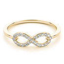 Pavé Infinity Diamond Ring