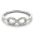 Pavé Infinity Diamond Ring