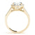 Oval Halo Multi-Row Pavé Engagement Ring