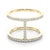 Pavé Open Diamond Ring