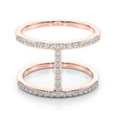 Pavé Open Diamond Ring