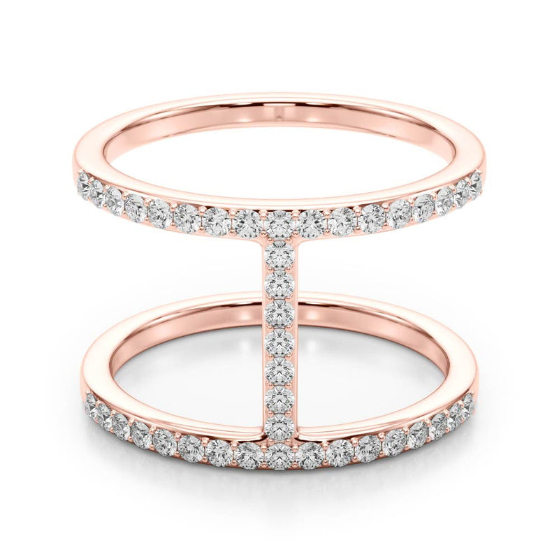 Pavé Open Diamond Ring