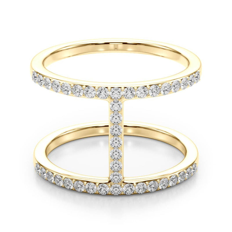 Pavé Open Diamond Ring