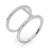Pavé Open Diamond Ring DiamondStatus