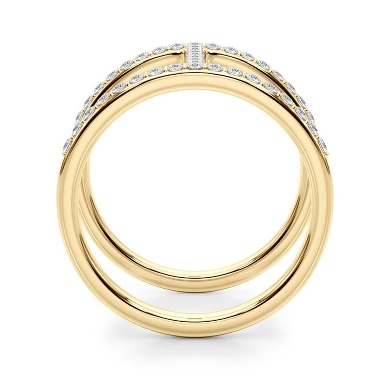 Pavé Open Diamond Ring