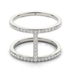 Pavé Open Diamond Ring DiamondStatus