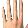 Pavé Open Diamond Ring DiamondStatus