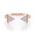 Open Arrow Cluster Diamond Ring