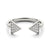 Open Arrow Cluster Diamond Ring