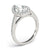 Pear Halo Pavé Engagement Ring