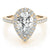 Pear Halo Pavé Engagement Ring