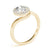 Oval Halo Bypass Engagement Ring