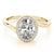 Oval Halo Bypass Engagement Ring