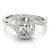 Oval Halo Bypass Engagement Ring