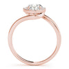 Oval Halo Bypass Engagement Ring DiamondStatus