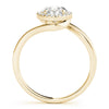 Oval Halo Bypass Engagement Ring DiamondStatus